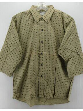 VINTAGE Hemingway Shirt Large Ivy Preppy 60s Leisure Button Down AOP *